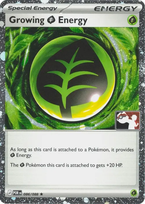 Growing Grass Energy - 086/088 (Cosmos Holo) card art