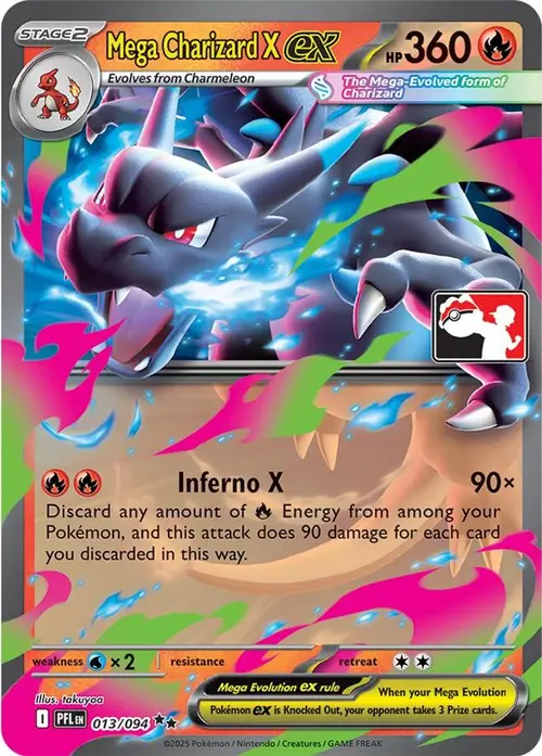 Mega Charizard X ex - 013/094 card art