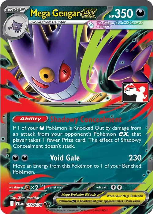 Mega Gengar ex - 056/094 card art