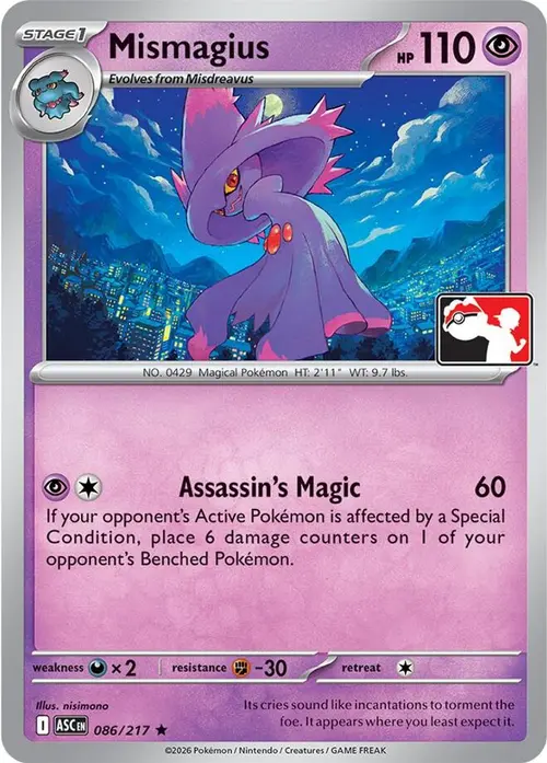 Mismagius - 086/217 card art