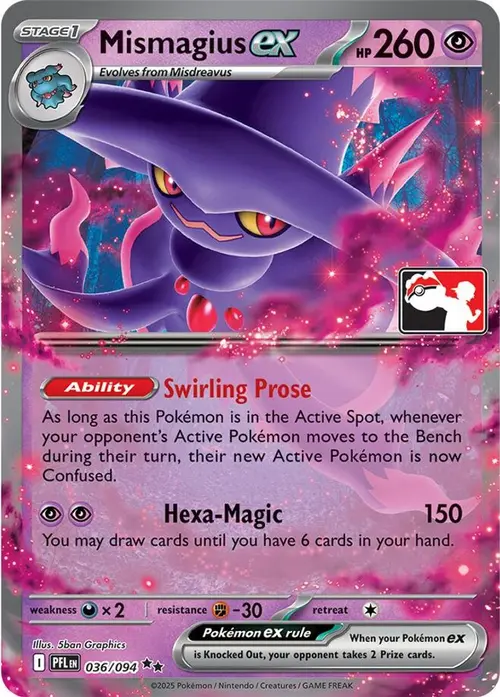 Mismagius ex - 036/094 card art