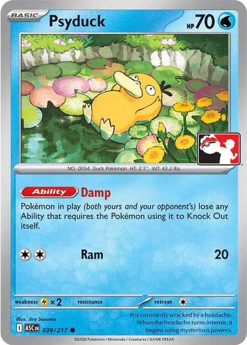 Psyduck - 039/217 card art
