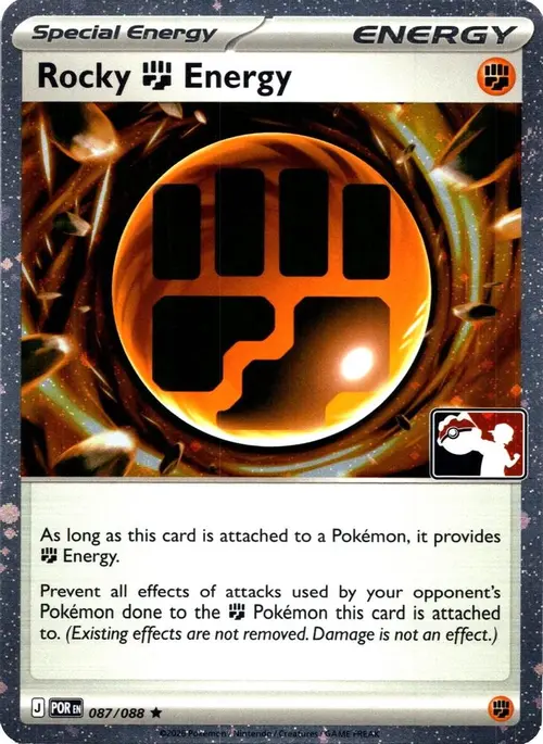 Rocky Fighting Energy - 087/088 (Cosmos Holo) card art
