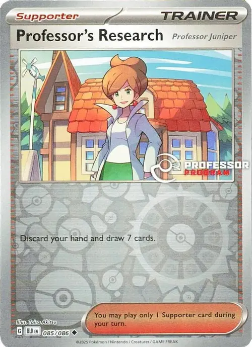 Professor's Research [Professor Juniper] - 085/086 card art