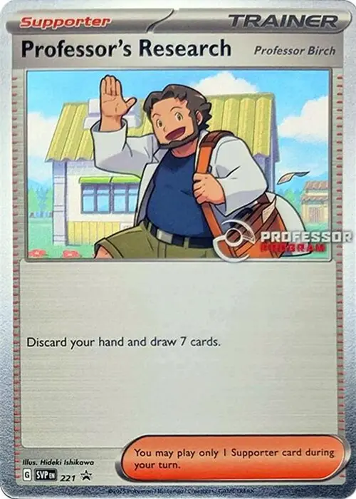 Professor's Research [Professor Birch] - 221 card art