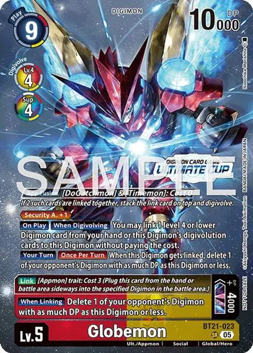 Globemon (Ultimate Cup 26-27 Season 2) card art