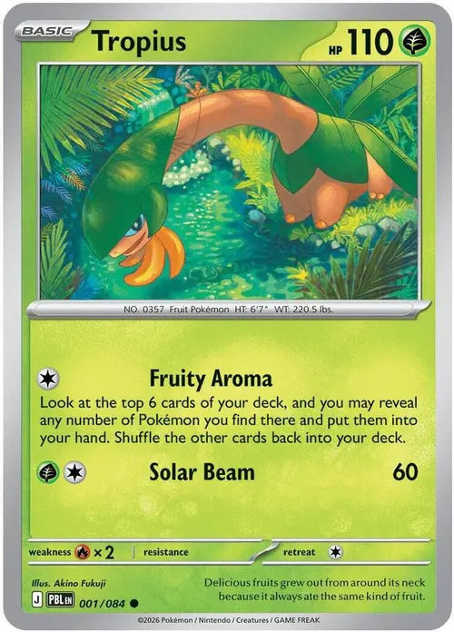 Tropius card art