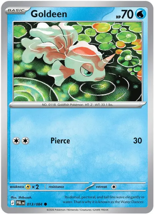 Goldeen - 013/084 card art