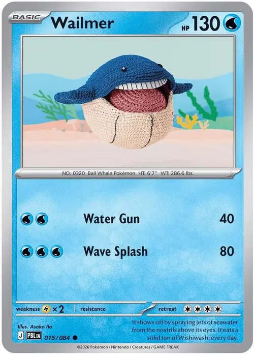 Wailmer card art