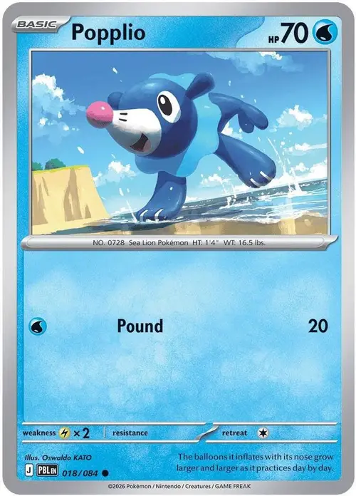 Popplio card art