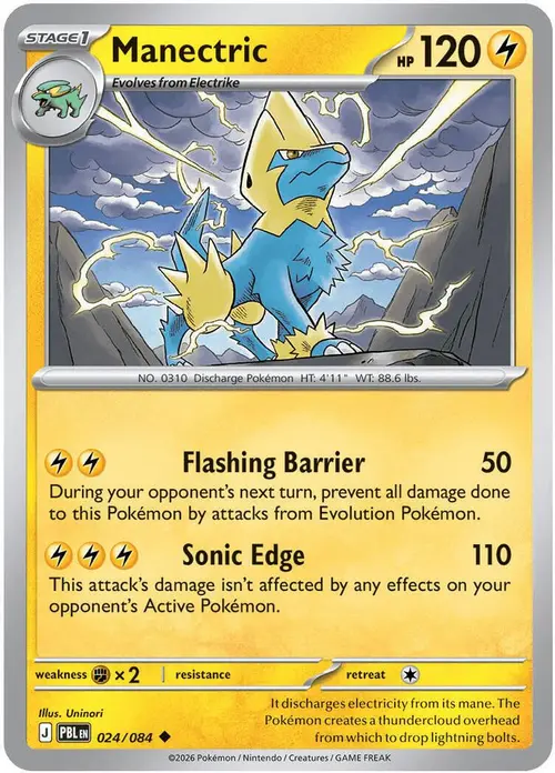 Manectric - 024/084 card art