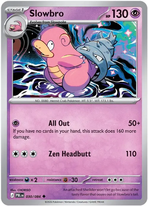 Slowbro - 030/084 card art