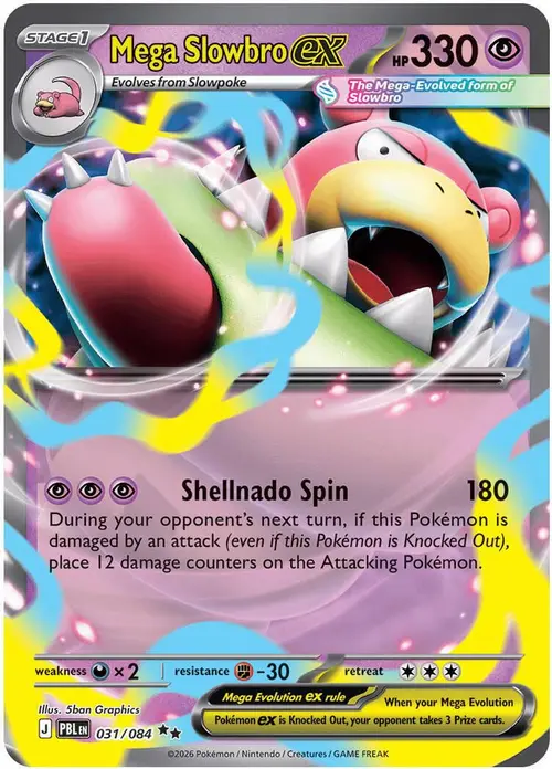 Mega Slowbro ex card art