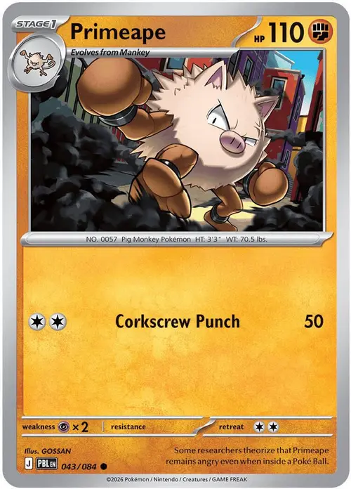 Primeape card art