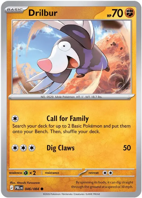 Drilbur card art
