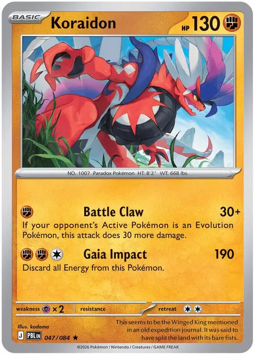 Koraidon card art