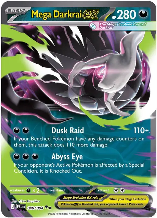 Mega Darkrai ex - 048/084 card art
