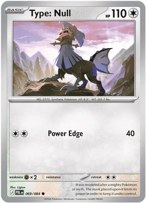 Type: Null card art