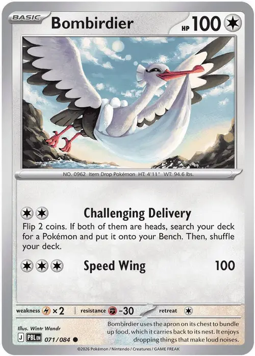 Bombirdier card art