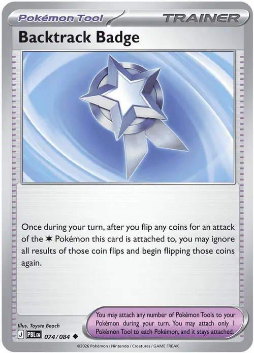 Backtrack Badge card art