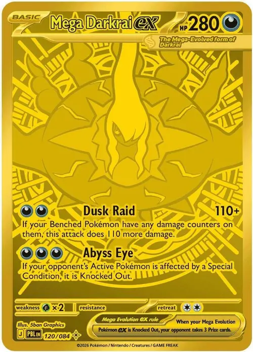 Mega Darkrai ex - 120/084 card art