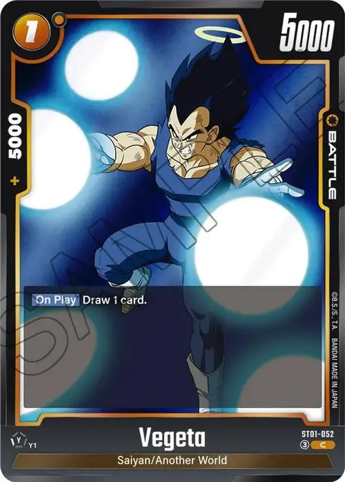 Vegeta - ST01-052 card art