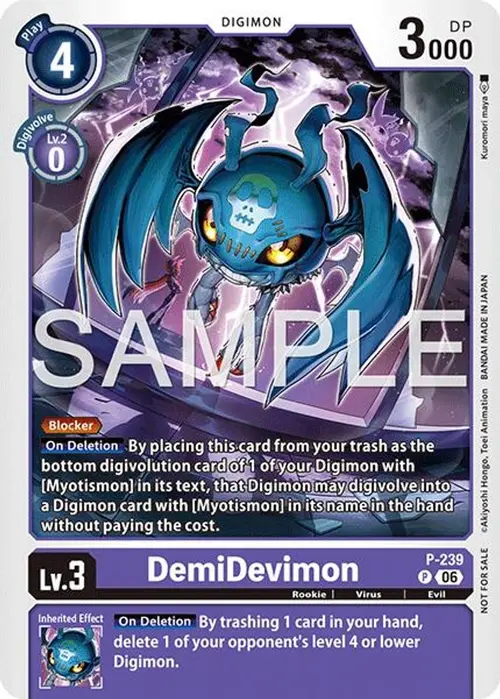 DemiDevimon (Official Store Tournament 2026 Vol. 3 Participant) card art