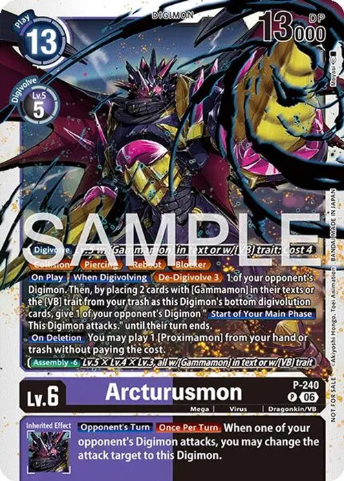 Arcturusmon (Official Store Tournament 2026 Vol. 3 Participant) card art