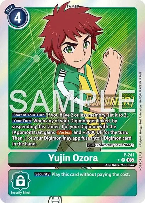Yujin Ozora (Official Store Tournament 2026 Vol. 3 Winner) card art