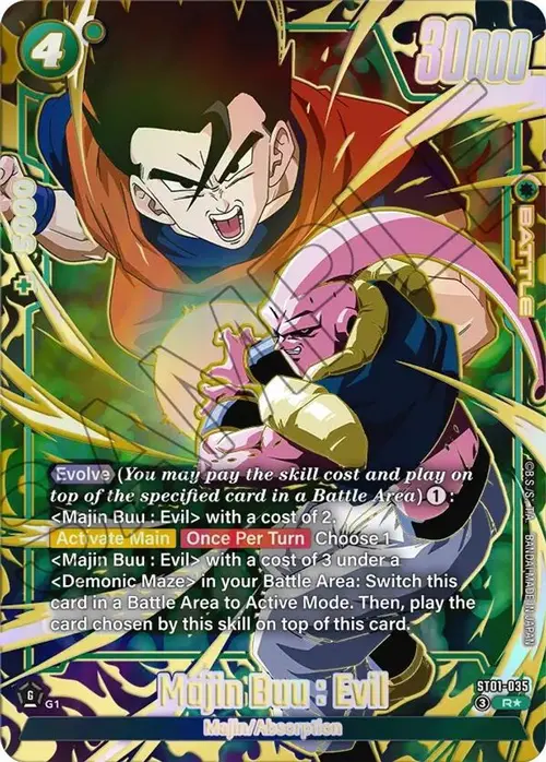 Majin Buu : Evil - ST01-035 (Alternate Art) card art