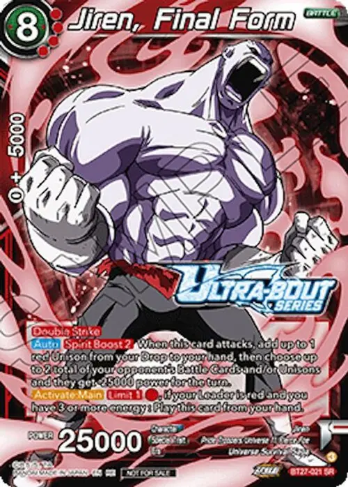 Jiren, Final Form (Event Pack 19) card art