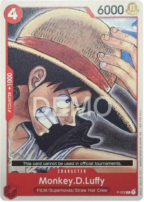 Monkey.D.Luffy - P-022 card art