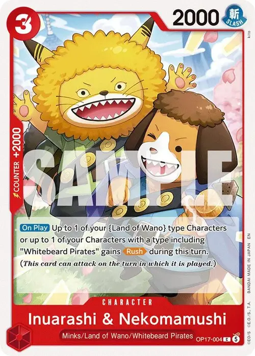 Inuarashi & Nekomamushi card art