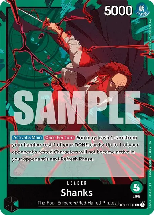 Shanks card art