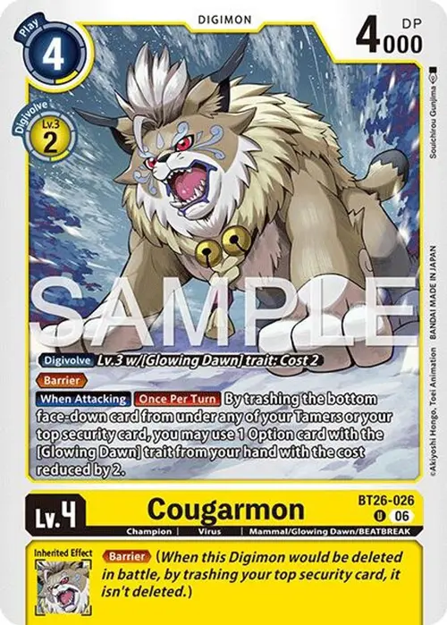 Cougarmon card art