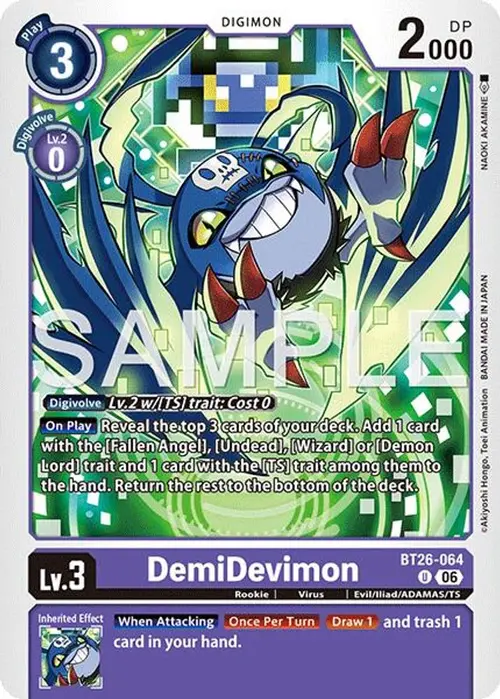 DemiDevimon card art