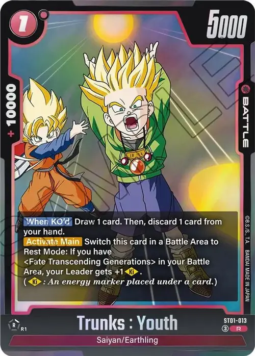 Trunks : Youth - ST01-013 card art