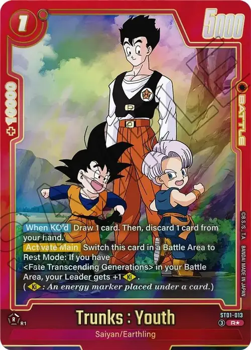 Trunks : Youth - ST01-013 (Alternate Art) card art
