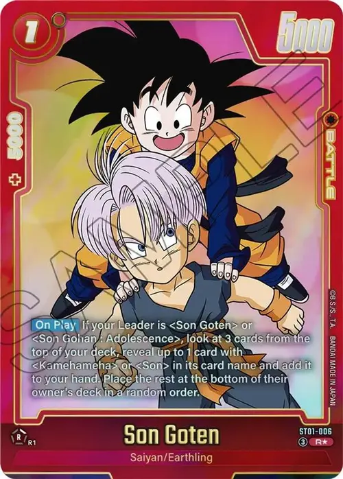 Son Goten - ST01-006 (Alternate Art) card art