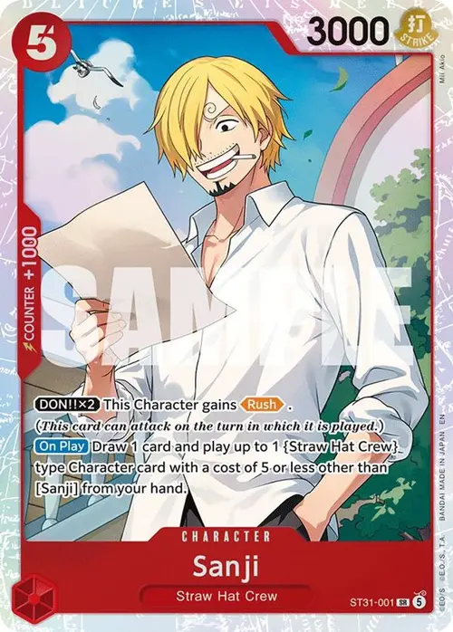 Sanji card art