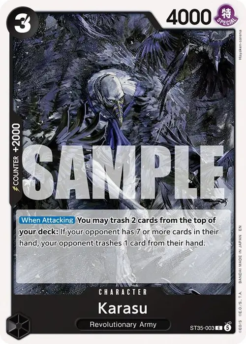 Karasu card art
