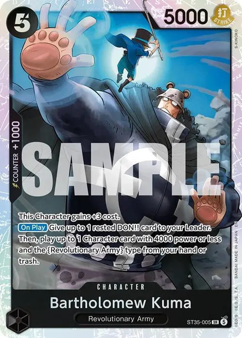 Bartholomew Kuma card art
