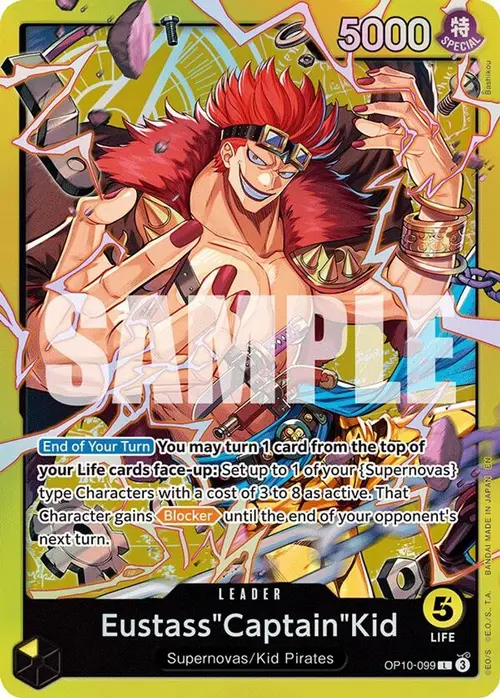Eustass"Captain"Kid (OP10-099) card art