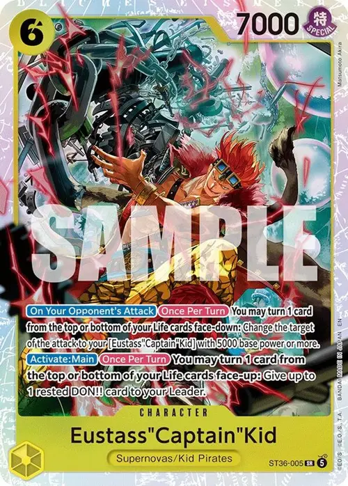 Eustass"Captain"Kid (ST36-005) card art