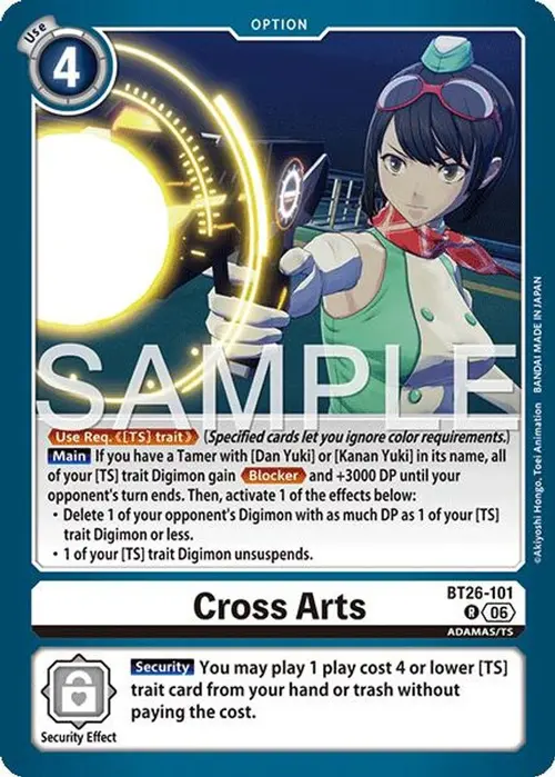 Cross Arts card art