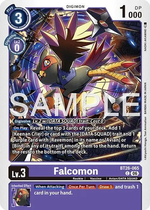 Falcomon card art