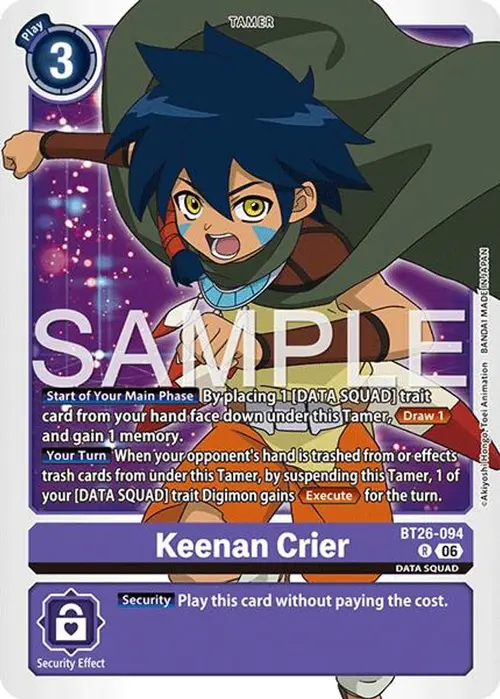 Keenan Crier card art