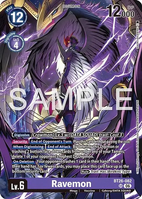 Ravemon card art