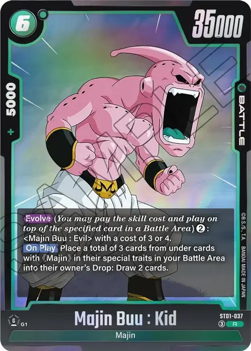 Majin Buu : Kid - ST01-037 card art