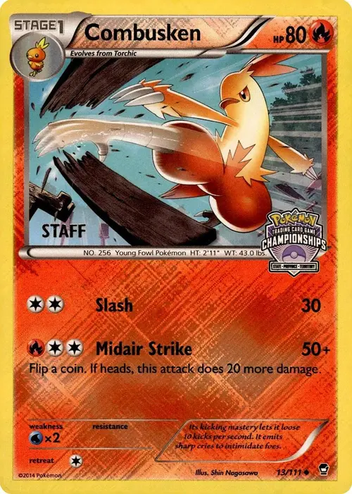 Combusken - 13/111 (State Championships) [Staff] card art